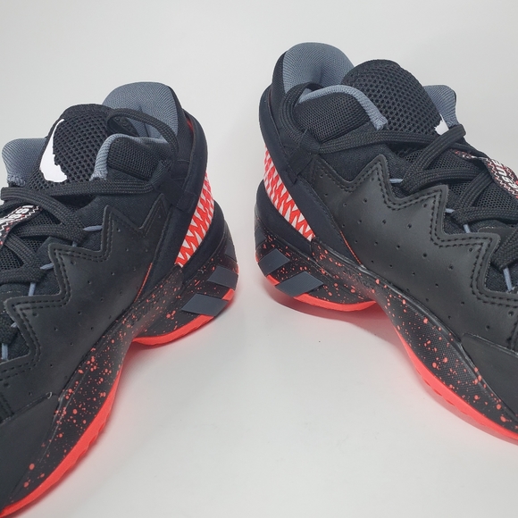 New Adidas D.O.N Issue 2 Marvel Venom Basketball Shoes Men's 8.5 - Picture 5 of 8